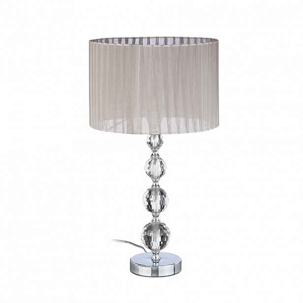 Relaxdays LAMPA Transparentní křišťálové sklo E27