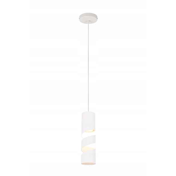 Trio Bílá závěsná lampa Stream GU10 10W do kuchyně, stmívatelná, IP20