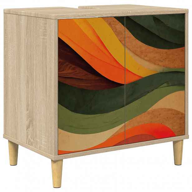 vidaXL Koupelnová skříň BONN Sonoma 60 x 40 x 60 cm Kompozitní dřevo