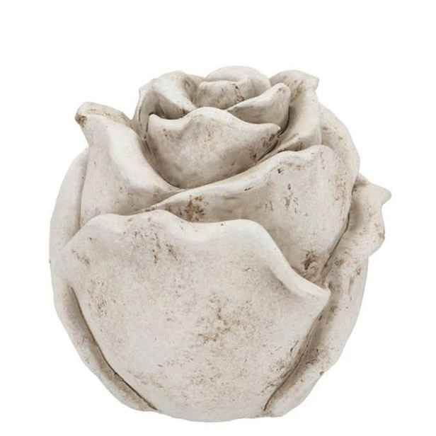 Cementová antik dekorace růže Saint antique Rose M - 11*11*11 cm daan kromhout