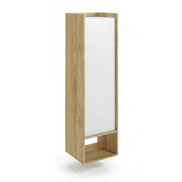 HALMAR Regál MOBIUS 1D přírodní ořech/alpská bílá