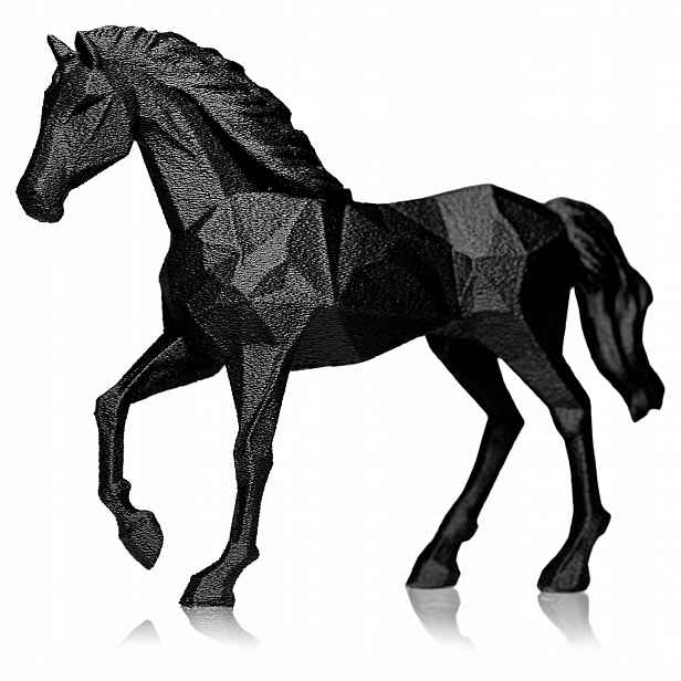 Kůň Moderní dekorativní figurka o délce 25 cm