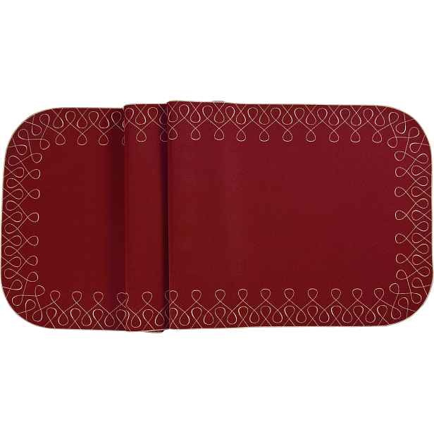 Sander Běhoun na stůl Curly, 50 x 150 cm, burgundy 826869-26