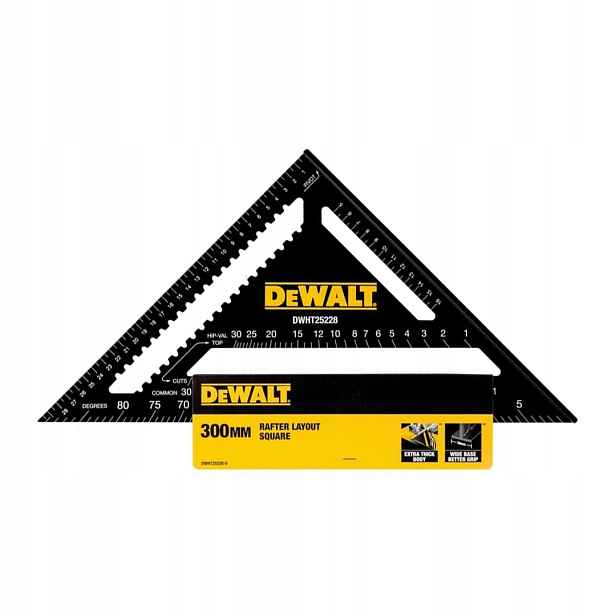 Tesařský úhelník pokrývačský 300 mm DeWALT