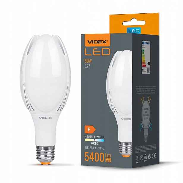 Videx Led žárovka E27 50W 5400 lm VLE-A108-50274
