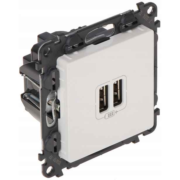 Nabíjecí Zásuvka LE-753112 Valena Life 2 Porty Usb 2.4A/5V Legrand