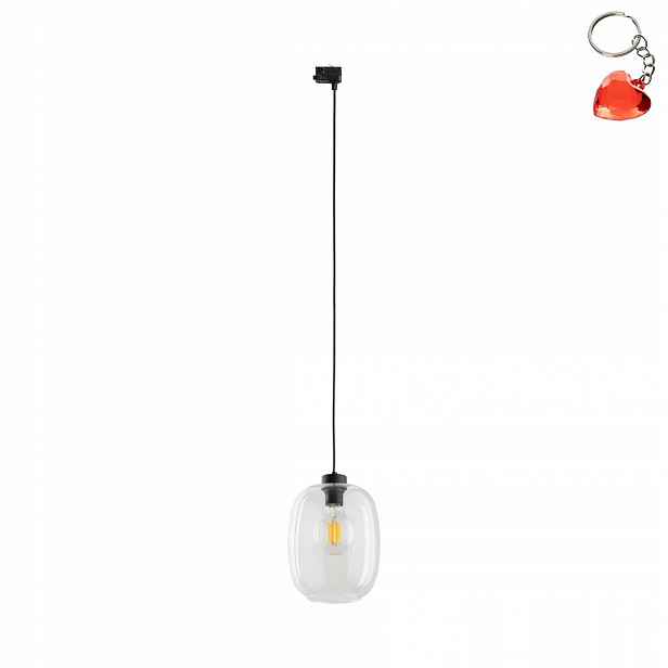 Závěsná 3-fázová kolejnicová lampa Tracer Elio Transparent 10682 Tk Lighting