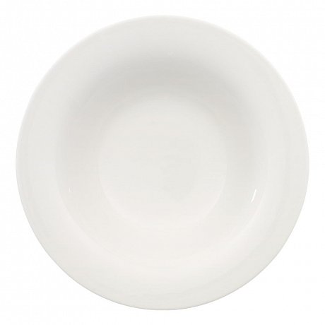 Bílý porcelánový hluboký talíř Villeroy & Boch New Cottage, ⌀ 23 cm