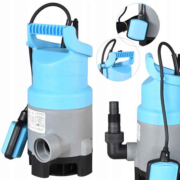 Ponorná Pumpa Flx 750 W S Plovákem 13200 L/h, Výkonná, Lehká