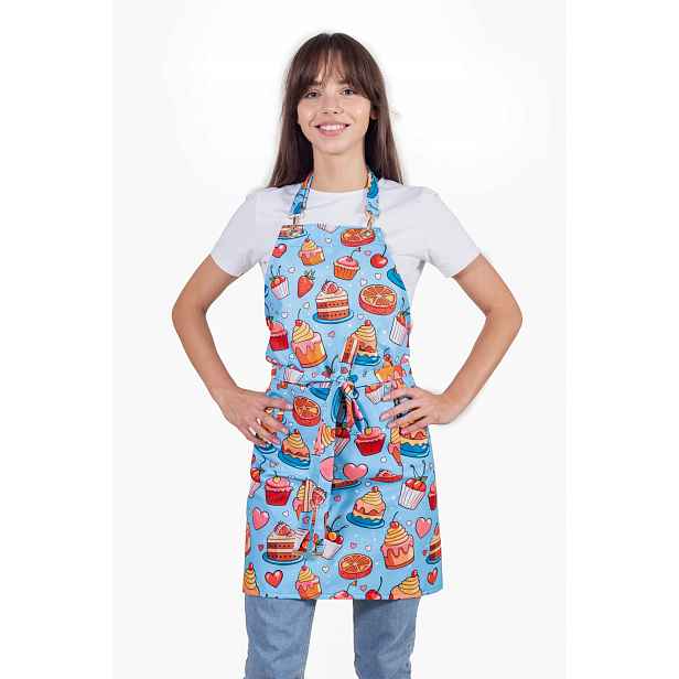 Kuchyňská zástěra Cukrářská voděodolná Print Candy Premium