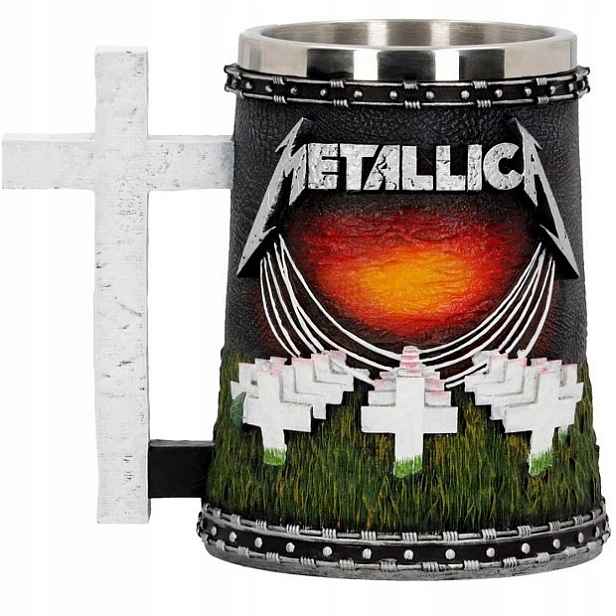 Pivní Sklenice Metallica Master of Puppets Sběratelský 600 ml na pivo Dárek