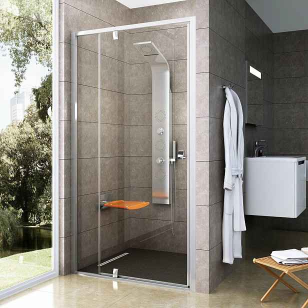 Sprchové dveře 110x190 cm Ravak Pivot chrom lesklý 03GD0C00Z1