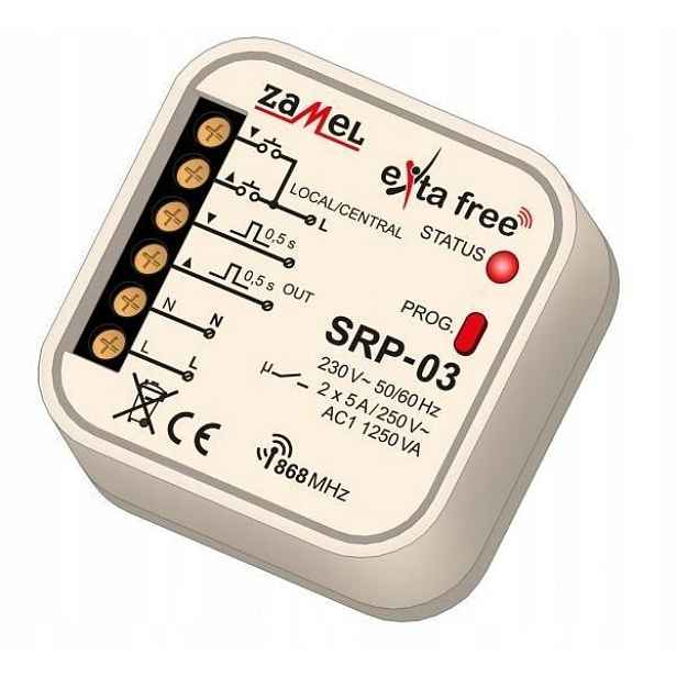 Exta Free – centrální ovládač rolet SRP-03 Zamel