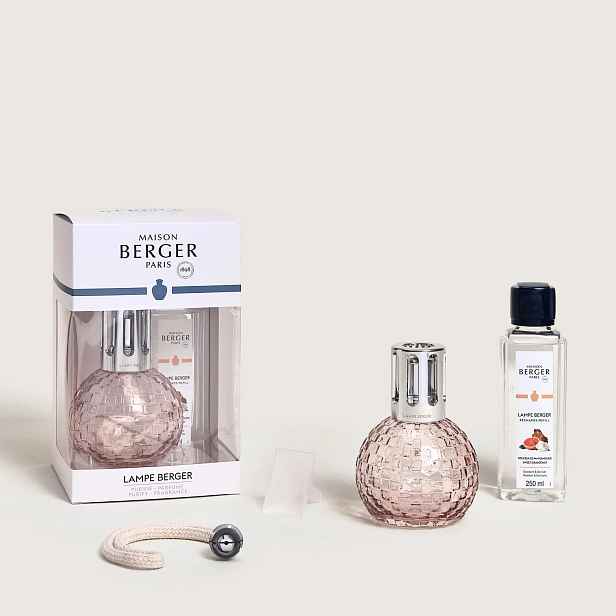 Sada Maison Berger katalytická lampa Disco Pink esence 250 ml