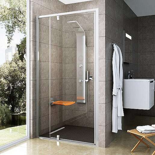 Sprchové dveře 110x190 cm Ravak Pivot chrom lesklý 03GD0C00Z1