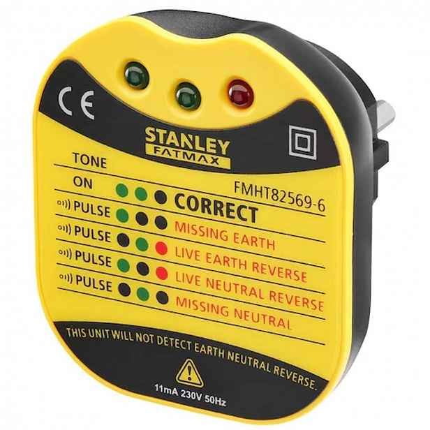 Stanley - Zkoušečka síťových zásuvek FMHT82569-6