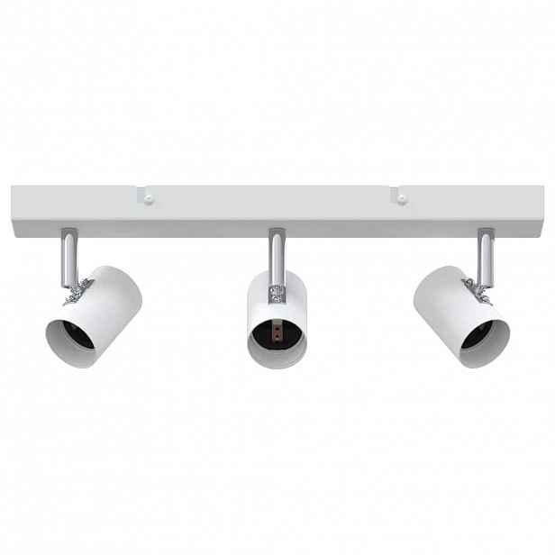 vidaXL Stropní bodové světlo s reflektory Bílá 38 x 6,5 x 11,5 cm Kov