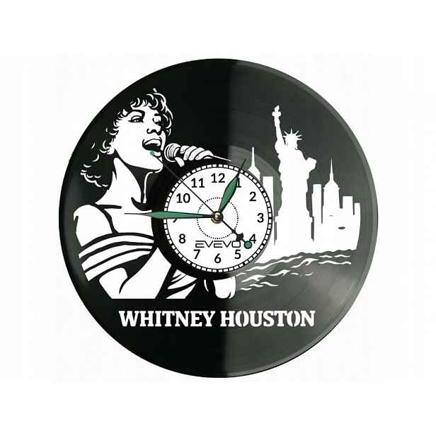 Whitney Houston Vinylová deska Nástěnné hodiny Dárek Památka Na narozeniny