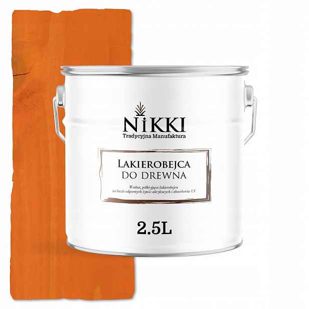 Lakovač Na Dřevo 3V1 Extra Lazura Oranžový Satén 2.5 L Uv Ochrana
