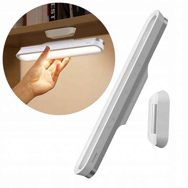 Magnetická noční lampa Led lampa pod skříňku do kuchyně pokoje, bílá
