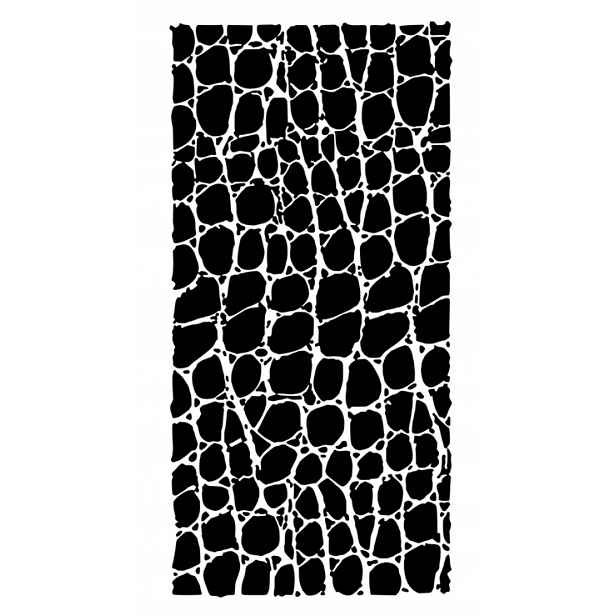 Omítací Malířská Šablona LuxBud 92x45 cm Vzor Hadí kůže na omítky