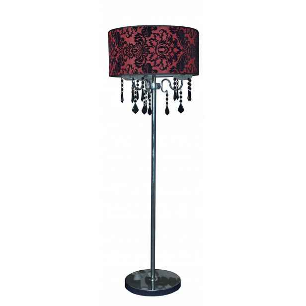 Stojací lampa s krystaly E14 Astor Candellux
