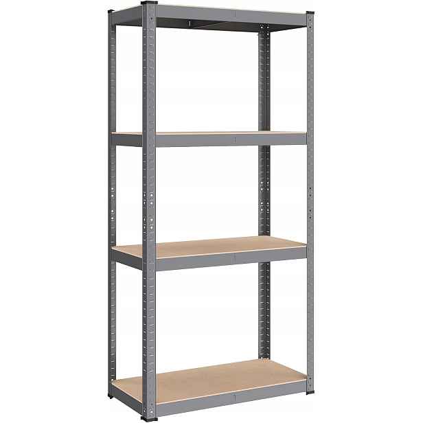 Regál Songmics 80 cm x 160 cm x 40 cm stříbrný