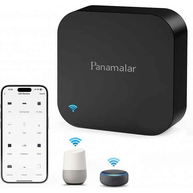 Ovladač Panamalar Univerzální inteligentní dálkové ovládání Ir a Rf wifi Smart dům