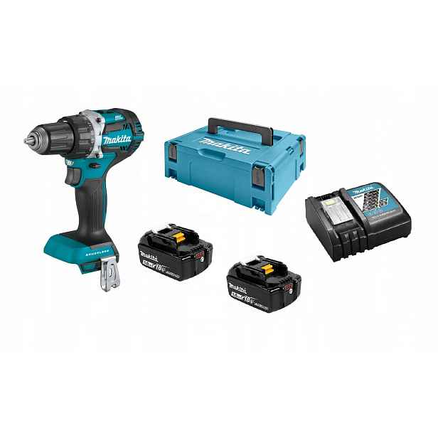 Makita DDF484RTJ Aku Šroubovák bezuhlíková 2x5,0Ah