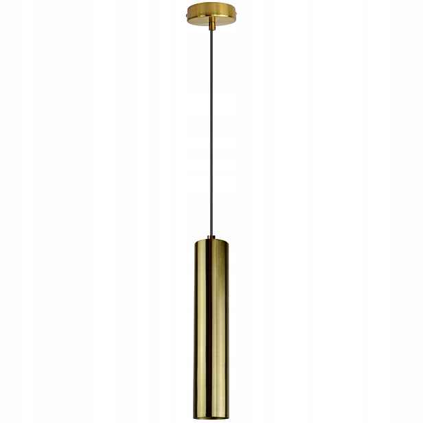 Polux Napoli Závěsná lampa zlatá 1xGU10, kovová, stmívatelná