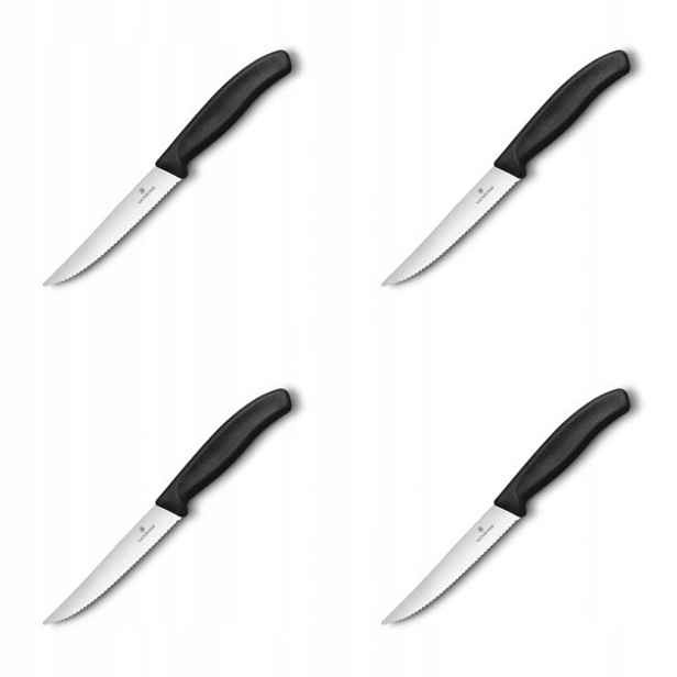Sada Nožů Na Steaky Victorinox Swiss Classic Gourmet 4 kusy, zoubkované