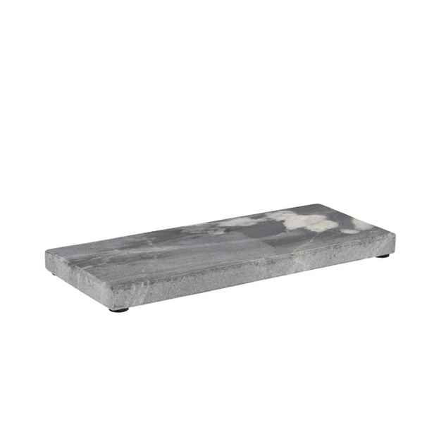 Šedý mramorový podnos Marble grey - 23*9,5*1cm   daan kromhout