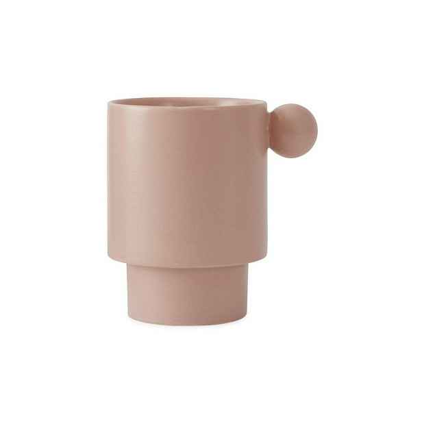 Světle růžový porcelánový hrnek Inka – OYOY Living Design