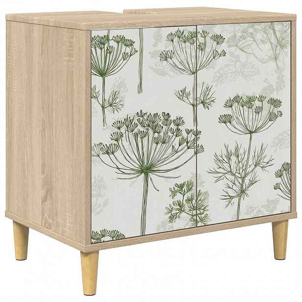 vidaXL Koupelnová skříň GOTHA Sonoma 60 x 40 x 60 cm Kompozitní dřevo