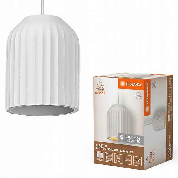 Závěsné Stropní Svítidlo Dekorativní E27 Převis Bílý Decor Ledvance