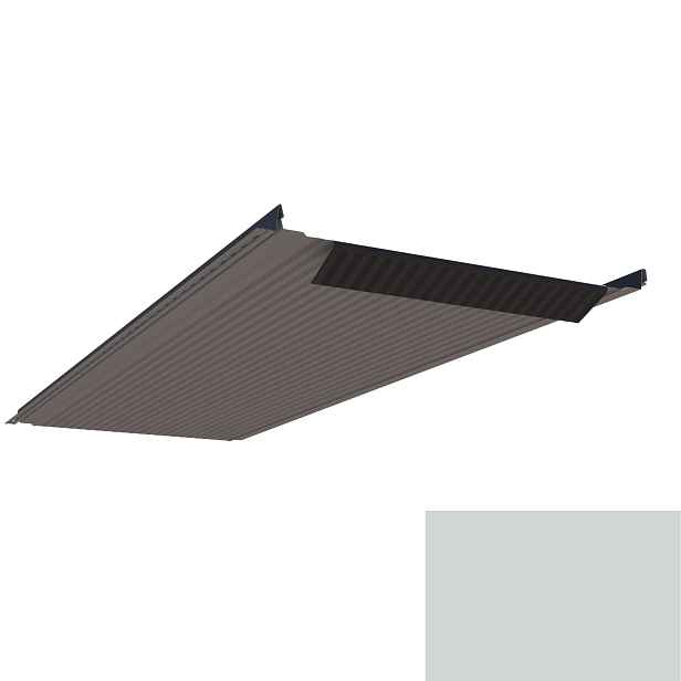 Krytina plechová LINEDEK 485 Micro SP 25 LESK 2G330 světle stříbrná BentCut