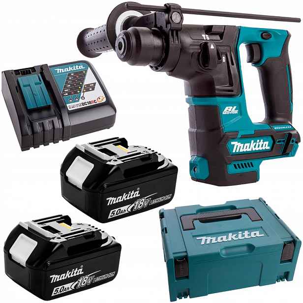 Vrtací kladivo Sds+ 1,2J 2x5Ah Makita DHR171RTJ
