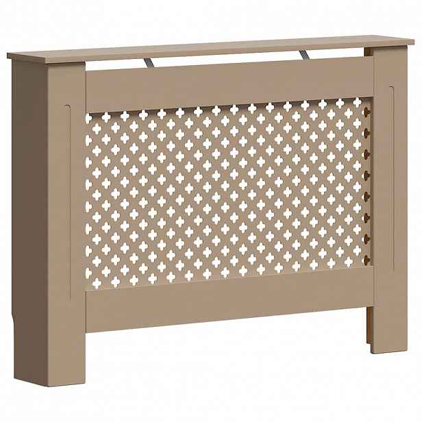 vidaXL Kryt na radiátor 112 x 19 x 81,5 cm MDF