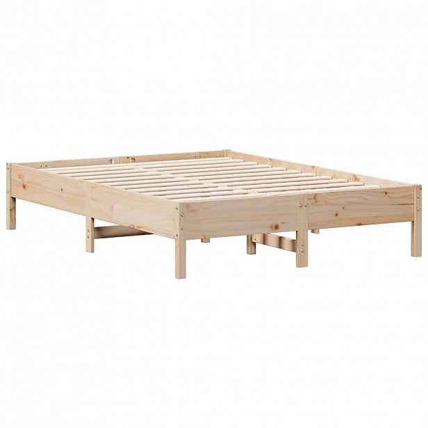 vidaXL Postel bez matrace 140 x 190 cm masivní borovice