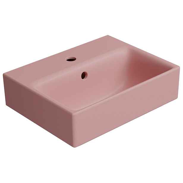 GSI NUBES keramické umývátko 40x32cm, blush mat