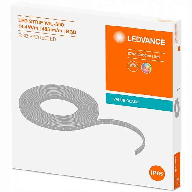 Led pásek Pásek 67W 300LED 24V Rgb Barevný Vodotěsný IP65 5m Ledvance