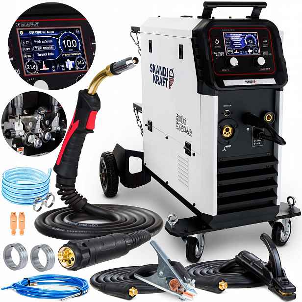 Poloautomatický Svařovací Stroj Skandi Kraft Mig 350 Mma Tig 400V 350A 4R Puls Auto