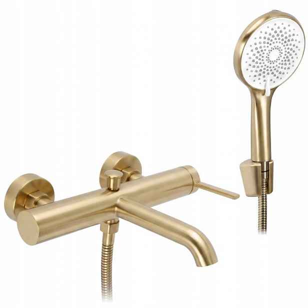 Vanová Baterie JS-702803BG Rivo Zlatá Kartáčovaná