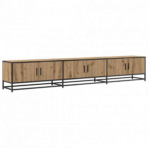 vidaXL TV jednotky 240 x 35 x 41 cm Artisanový dub Kompozitní dřevo
