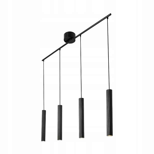 Závěsná stropní lampa Černá 4xGU10 Regulace výšky Nordlux 40 cm