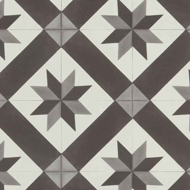 PVC podlaha - lino AladinTex Ultra 2226 Cordoba black/white, na míru, šíře 2m,4m, černobílá, filc, chodba / předsíň, Gerflor