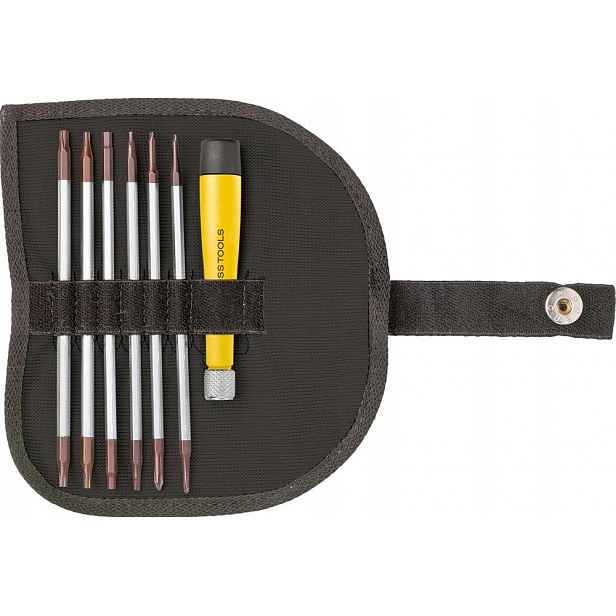 Sada Esd šroubováků pro elektroniku, vyměnitelné hroty 7 Ks Pb Swiss Tools