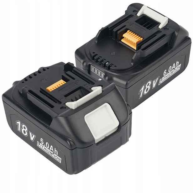 2x Nová Akumulátor 6.0 Ah Baterie pro elektronářadí Nabíječky Led indikátor