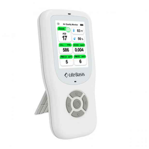 Monitor Kvality Vzduchu Lifebasis Aqi Měřič Detektor Formaldehydu 10V1