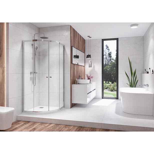 Sprchová zástěna Holiday S4 80 cm CHROM